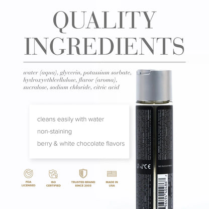Jo Gelato Water-Based Lubricant - White Chocolate Raspberry Truffle (120ml)