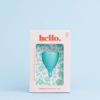 Hello Menstrual Cup - Medium Cervix - Medium Blue