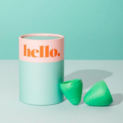 Hello Menstrual Cup Double Box - Low Cervix