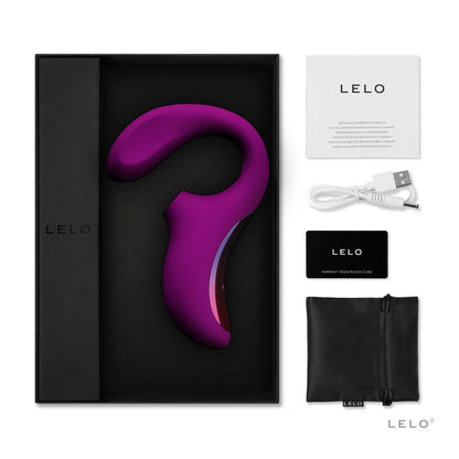 Lelo Enigma Cruise Dual Stimulation Sonic Massager - Deep Rose