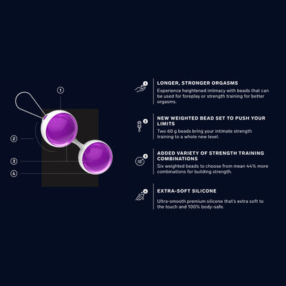 Lelo Weighted Kegel Ball Beads Plus Set (Set of 6)