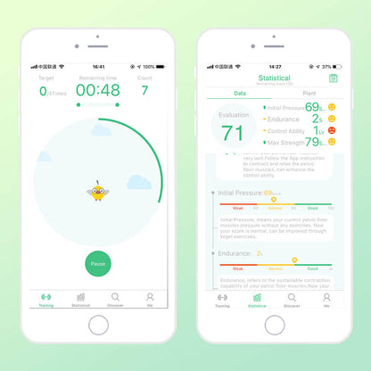 Pelvi Fit Pelvic Floor Kegel Trainer (App Controlled)
