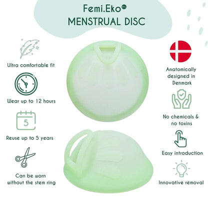 Femi Eko Reusable Menstrual Disc - Black
