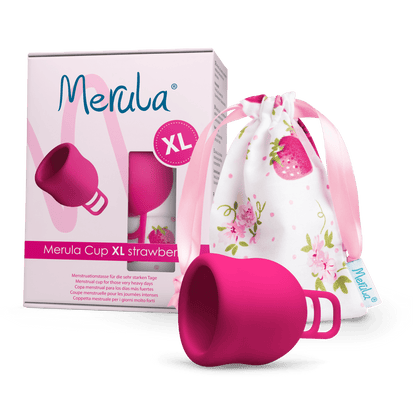 Merula Menstrual Cup XL - Strawberry (Pink)