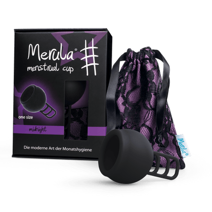 Merula Menstrual Cup One Size - Midnight (Black)