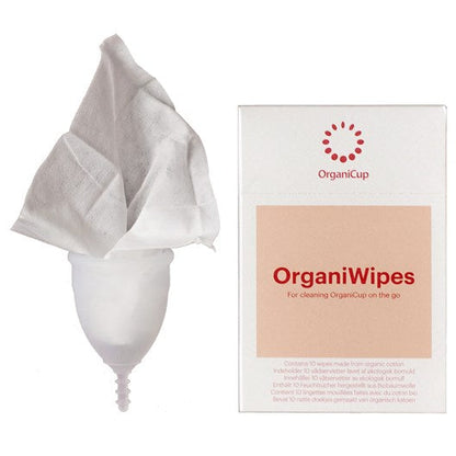 Organicup OrganiWipes Menstrual Cup Wipes (10 wipes)