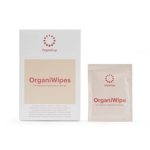 Organicup OrganiWipes Menstrual Cup Wipes (10 wipes)