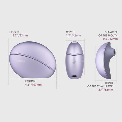 Svakom Pulse Galaxie Clitoral Stimulator with Starlight Projector - Lilac (App Controlled)