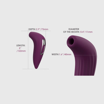 Svakom Pulse Union Clitoral Stimulator - Violet (App Controlled)