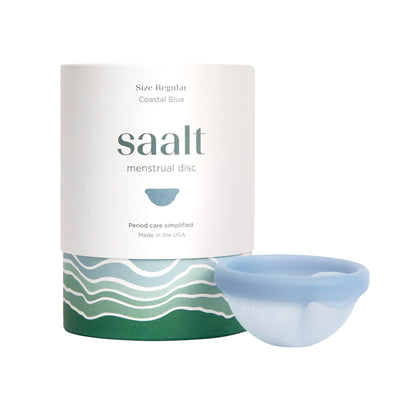 Saalt Reusable Menstrual Disc - Regular Coastal Blue