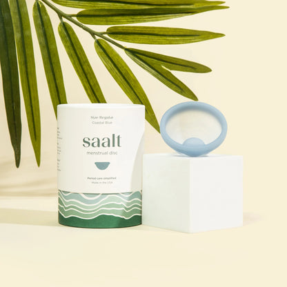 Saalt Reusable Menstrual Disc - Regular Coastal Blue