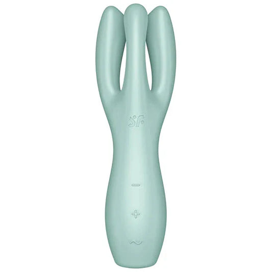 Satisfyer Threesome 3 Clitoral and Labia Stimulator - Mint