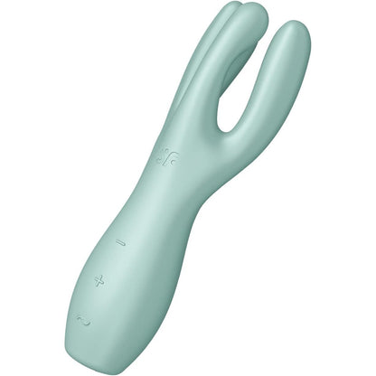 Satisfyer Threesome 3 Clitoral and Labia Stimulator - Mint