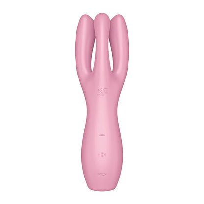 Satisfyer Threesome 3 Clitoral and Labia Stimulator - Pink