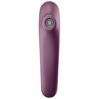 Satisfyer Dual Kiss Air Pulse & G-Spot Massager - Wine Red