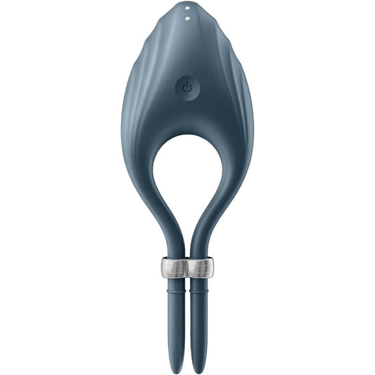 Satisfyer Duelist Vibrating Adjustable Lasso Ring - Blue
