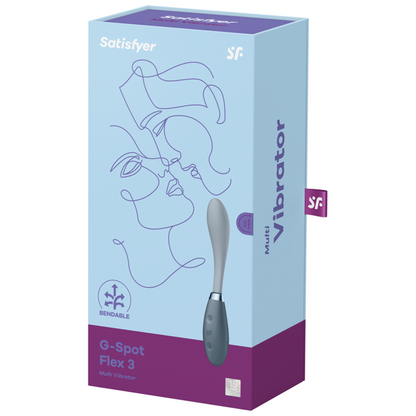 Satisfyer Flex 3 Bendable G-Spot & Rabbit Massager - Grey