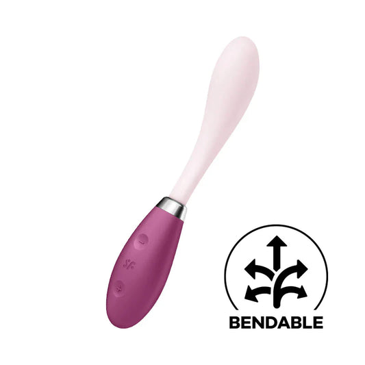 Satisfyer Flex 3 Bendable G-Spot & Rabbit Massager - Red