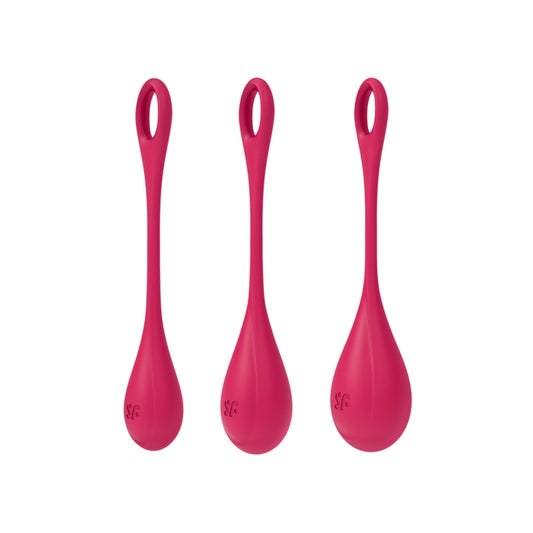 Satisfyer Kegel Training Set Yoni Power 1 - Red (3 Pack)