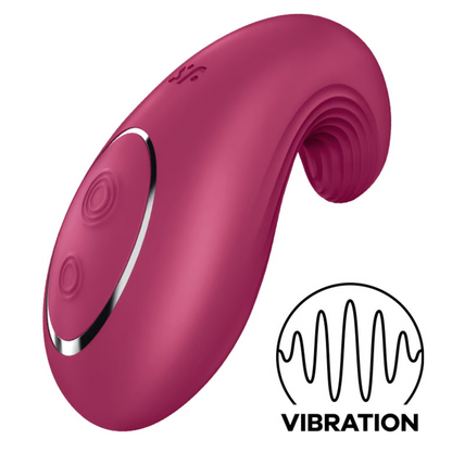 Satisfyer Dipping Delight Lay-On Massager - Berry