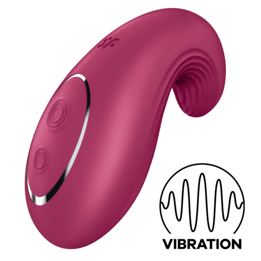 Satisfyer Dipping Delight Lay-On Massager - Berry
