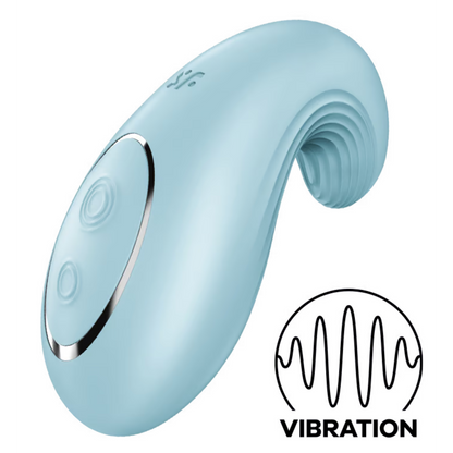 Satisfyer Dipping Delight Lay-On Massager - Light Blue