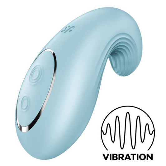Satisfyer Dipping Delight Lay-On Massager - Light Blue