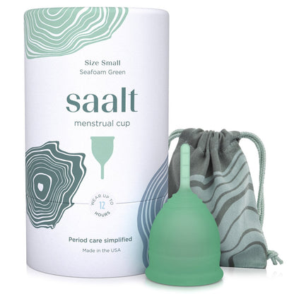 Saalt Menstrual Cup - Small Seafoam Green