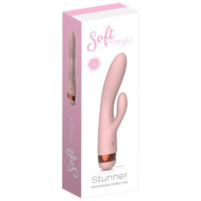 Playful Soft Stunner Rabbit Vibrator - Pink