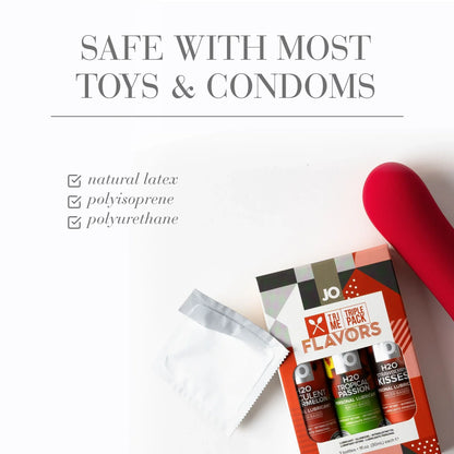Jo Water-Based Lubricant Triple Pack - Flavours