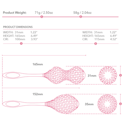 Unite Silicone Kegel Set (2 Pack)
