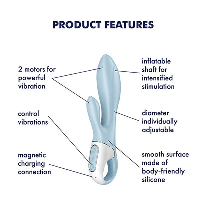 Satisfyer Air Pump Bunny 1 - Blue