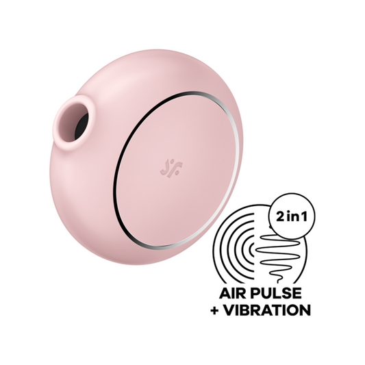 Satisfyer Pro To Go 3: Air Pulse Stimulator + Vibrator - Rose