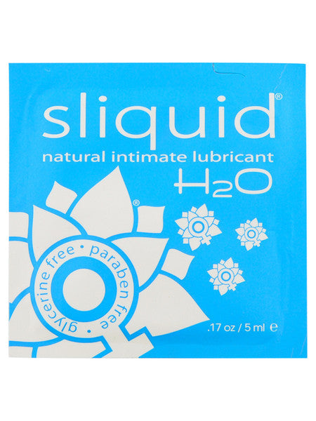 Sliquid H2O Natural Water-Based Intimate Lubricant Sachet (5ml)