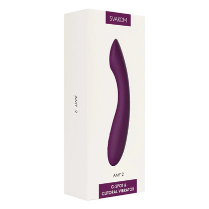 Svakom Amy 2 Intelligent Flexible G-Spot Vibrator - Violet