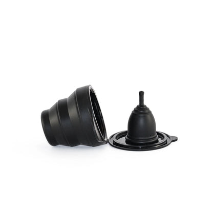 Ruby Steriliser for Menstrual Cups - Black
