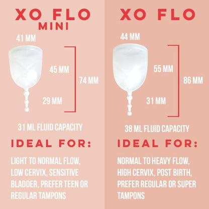 Hannah XO Flo Menstrual Cup - Regular