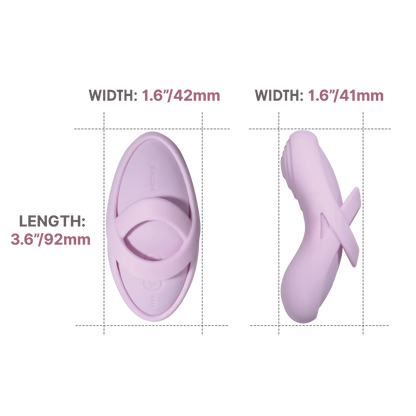 Svakom Echo 2 Flexible Finger or Panty Vibrator - Sky Blue (App-Controlled)