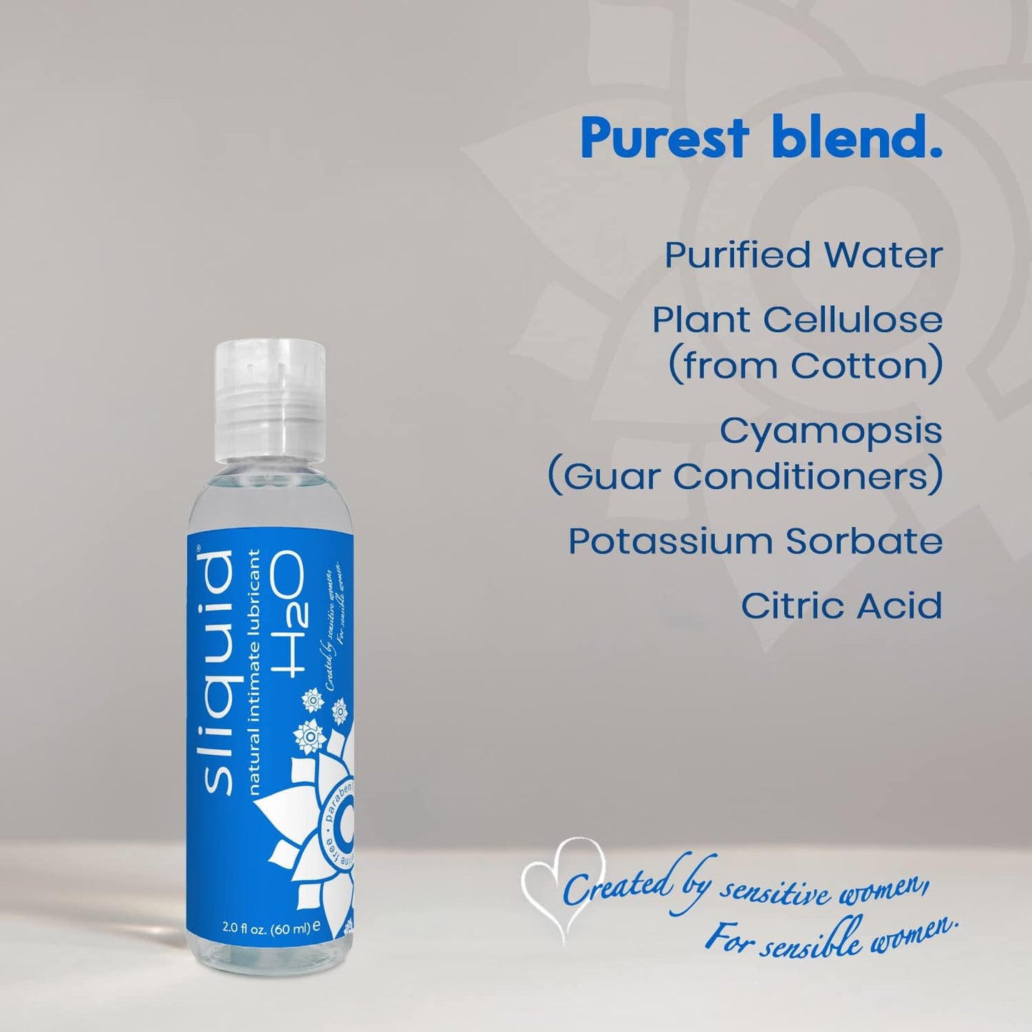Sliquid H2O Natural Water-Based Intimate Lubricant (60ml)