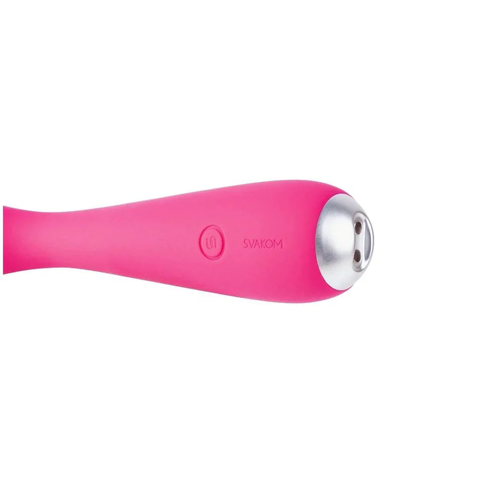 Svakom Iris Clitoris or G-Spot Vibrator - Plum Red