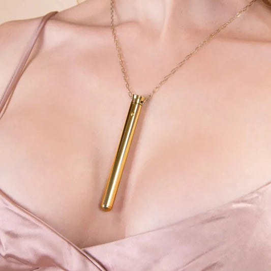 Le Wand Chrome Vibrating Necklace - Gold