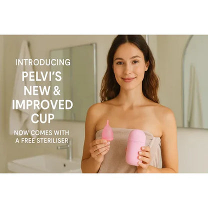 Pelvi Menstrual Cup for Teens including Steriliser