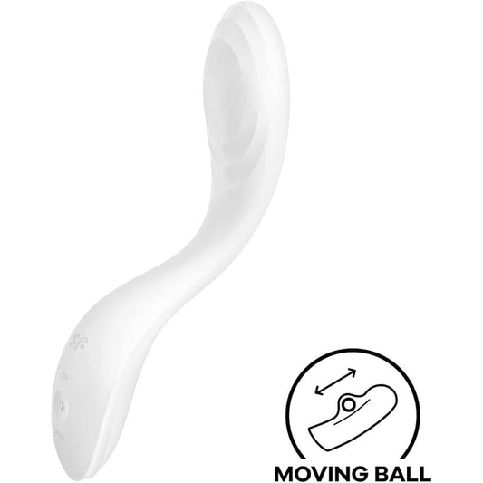 Satisfyer Rrrolling Pleasure G-Spot Vibrator with Moving Ball - White