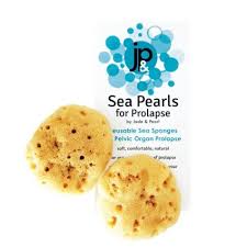 Esponja reutilizable para prolapso o menstrual JADE &amp; PEARL Sea Pearl - XL + Firm (paquete de 2)
