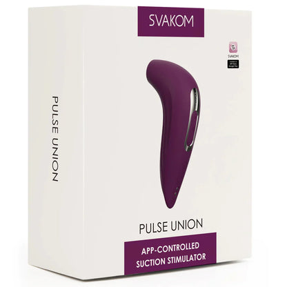 Svakom Pulse Union Clitoral Stimulator - Violet (App Controlled)