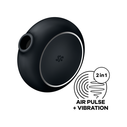 Satisfyer Pro To Go 3: Air Pulse Stimulator + Vibrator - Black