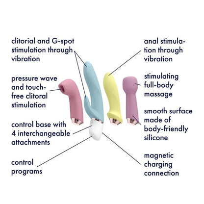 Satisfyer Marvelous Four Massager Set (6 Pieces)