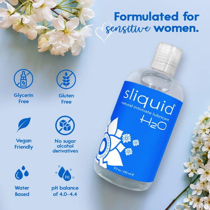Sliquid H2O Natural Intimate Lubricant (255ml)
