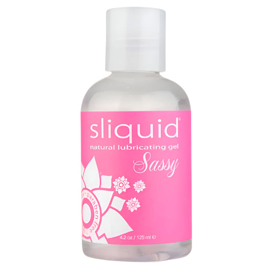 Sliquid Sassy Water-Based Natural Intimate Lubricant (125ml)