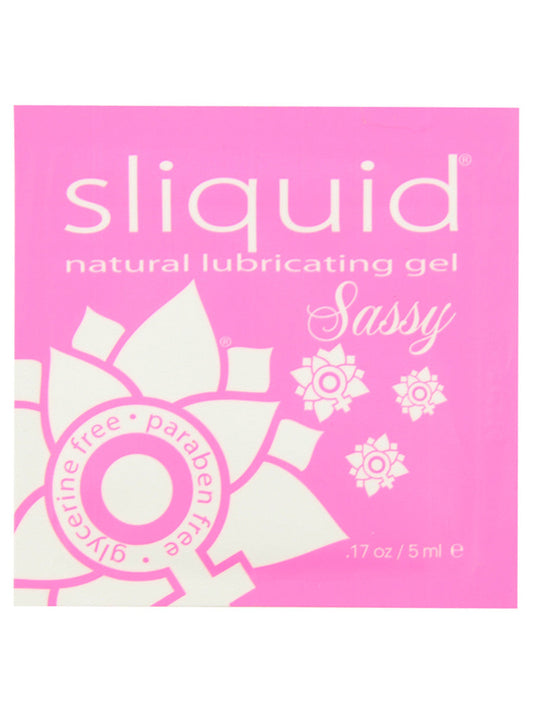 Sliquid Sassy Water-Based Natural Intimate Lubricant Sachet (5ml)